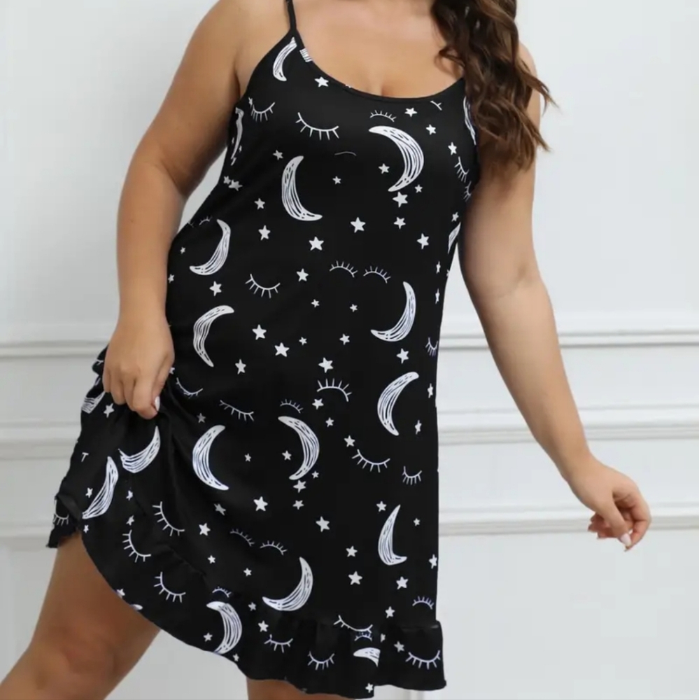 PLUS SIZE NIGHT GOWN - Picture 3 of 5